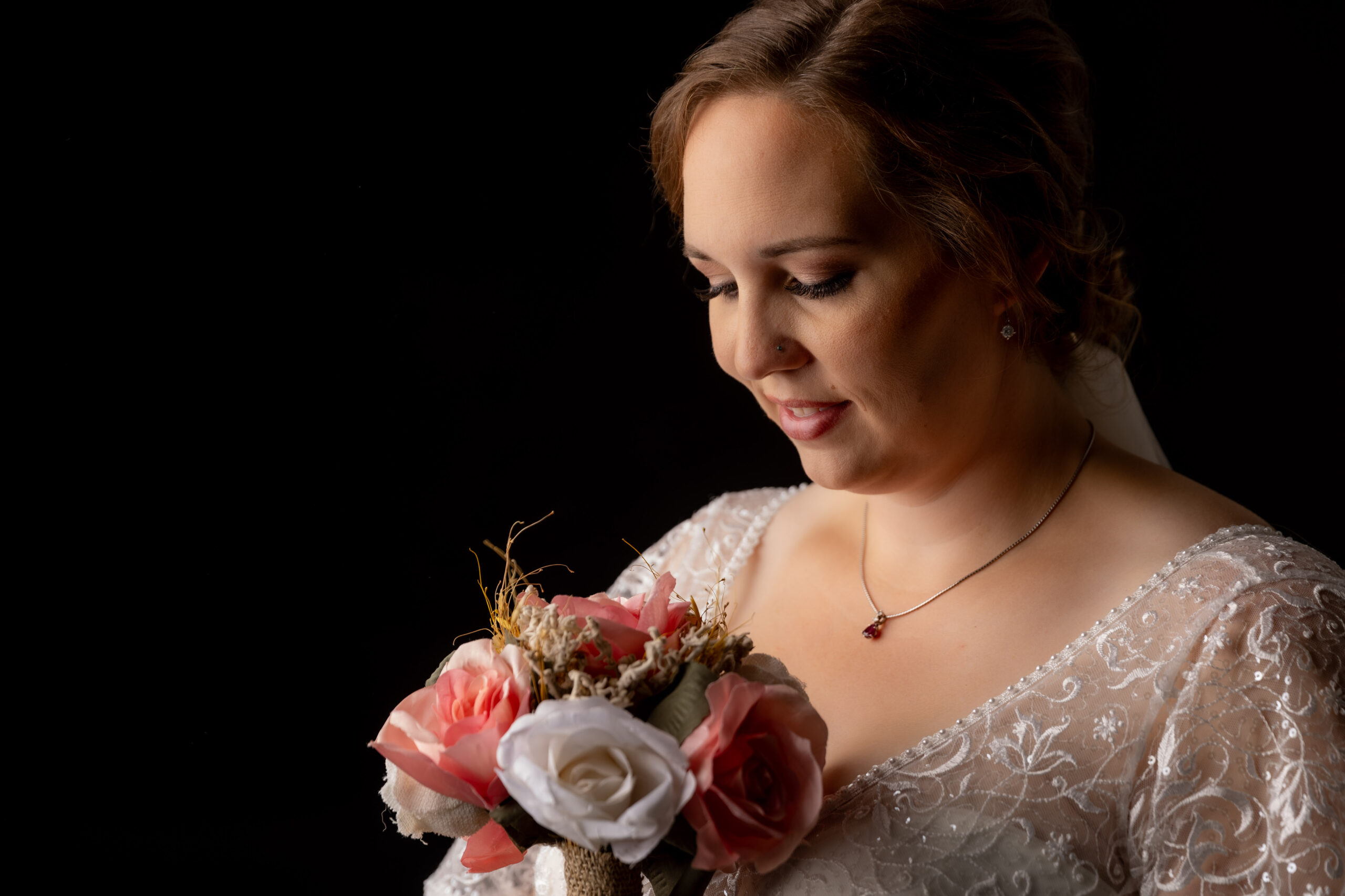 Braut bei mir im Fotostudio